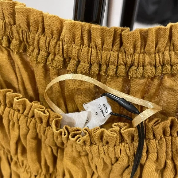 New! Cute and sassy crop top and off-shoulder top. Never worn. Tags on - Picture 4 of 7